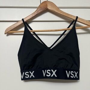 VSX Black Strappy Sports Bra